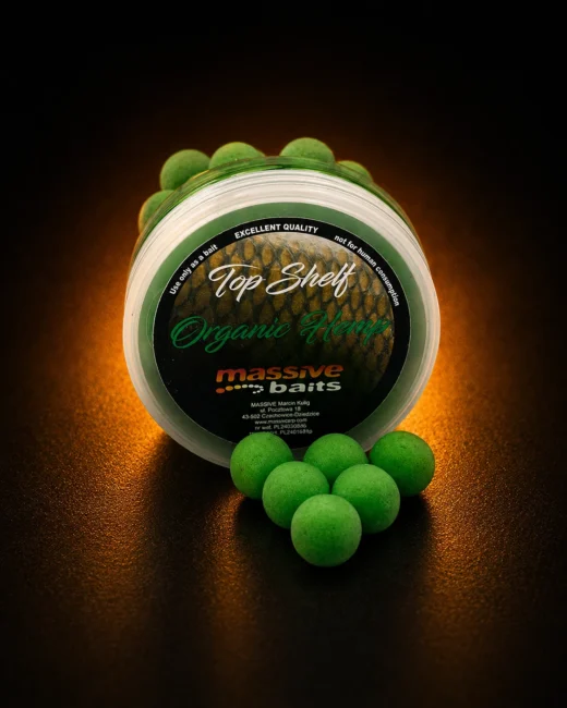 Massive Baits Organic Hemp Pop-Ups 14mm