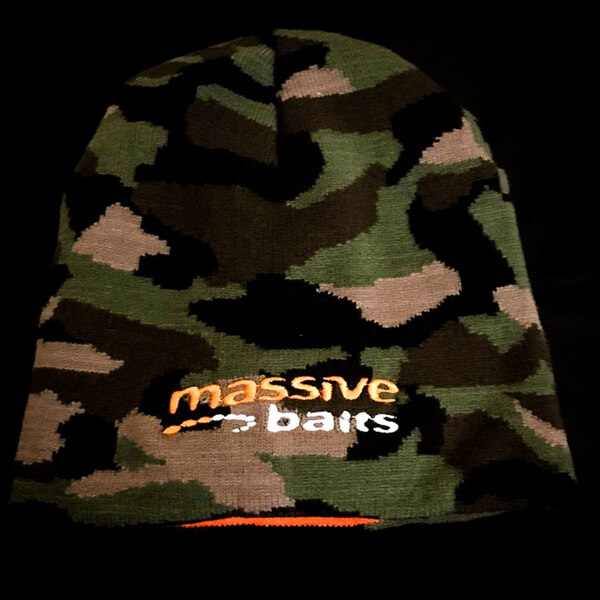 Massive Baits: MORO wintermuts BEANIE *borduurwerk*