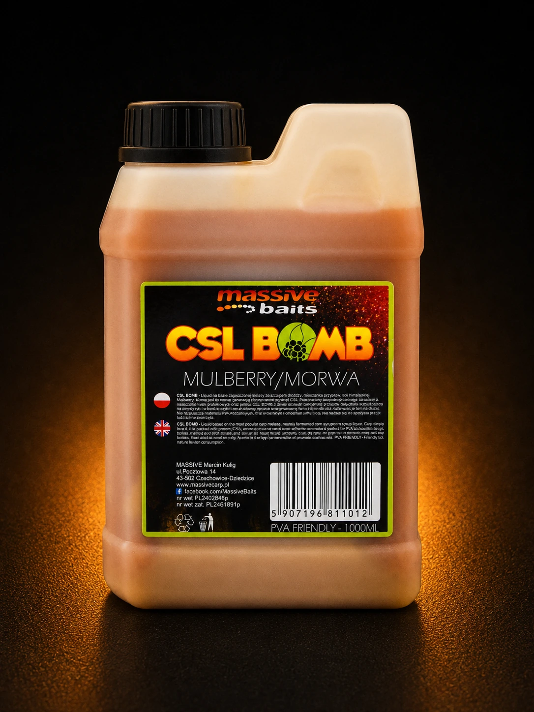 Massive Baits CSL BOOMB Mulberry 1000ml